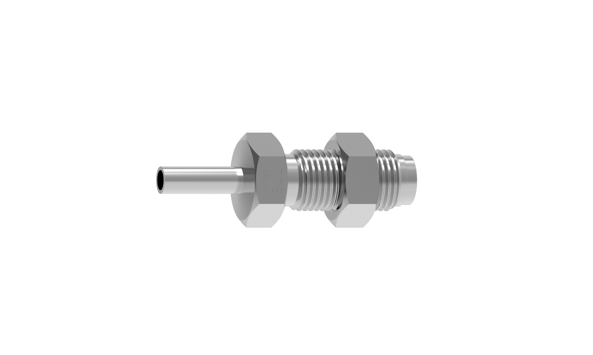 S3316L JPE VMS穿板外螺纹接头对焊式1/4"卡套1/4"BSPT