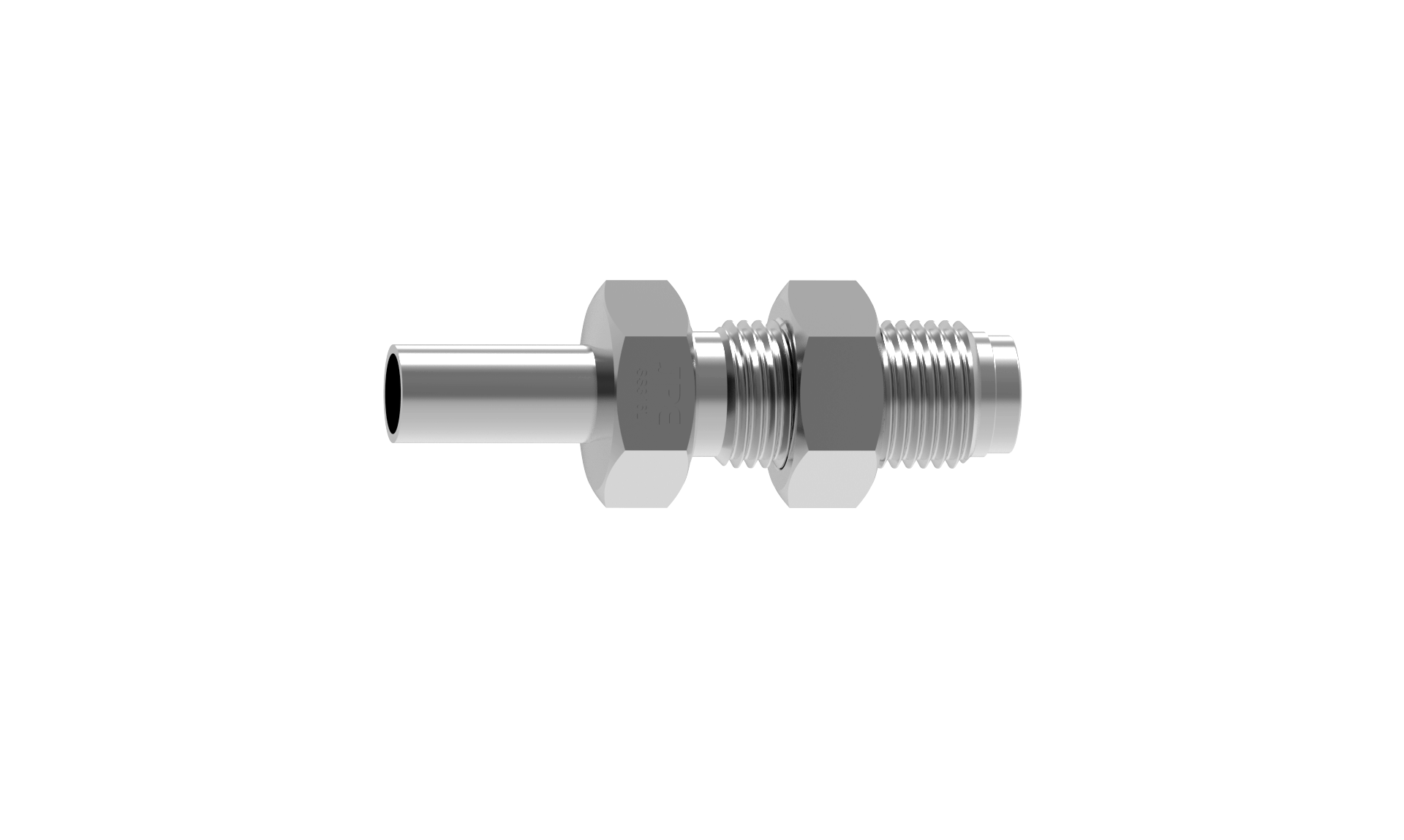 S3316L JPE 高流量VMS 穿板外螺纹接头对焊式1/4"对焊3/8"BSPT