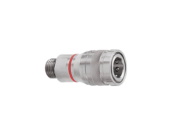 SS316L JPE UQD通用型快速接头子体 3/8"软管插芯(红色)