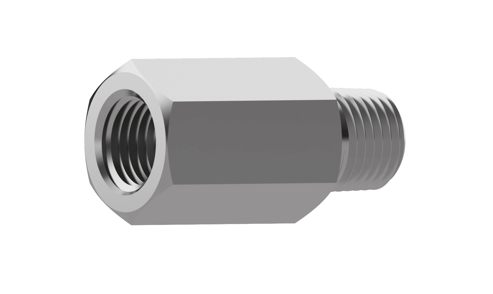 SS316L JPE 公称管螺纹六角内外螺纹1"NPT 1"NPT