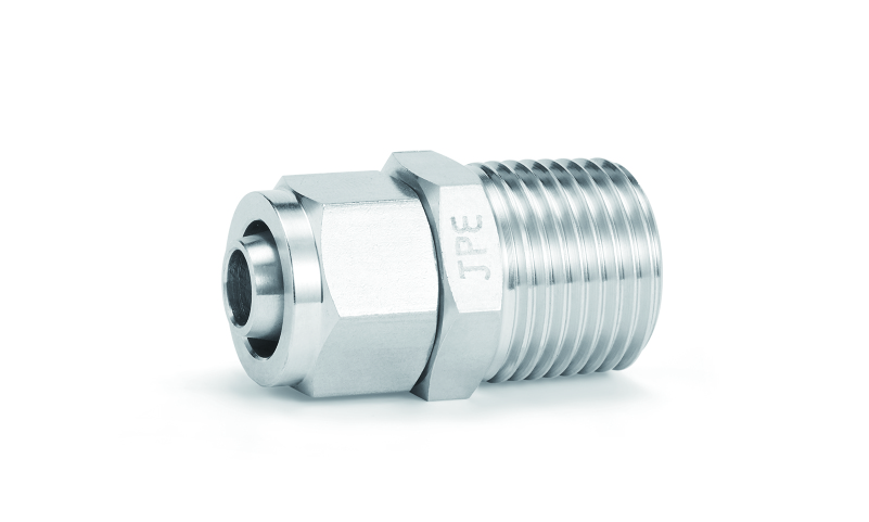 SS304 JPE 快拧式外螺纹直接头3/8"*1/2"BSPT