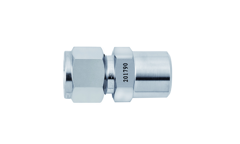 SS316L JPE 卡套对焊接头3/8"卡套1/4"对焊