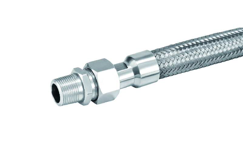 SS304 JPE JIC 37° 螺母接头连接型3/4" 管子口径3/4" 19cm